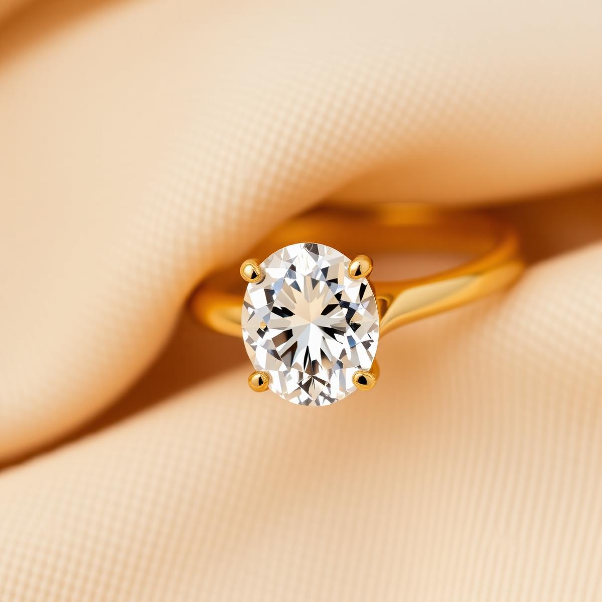 The Oval Solitaire — Engagement Ring